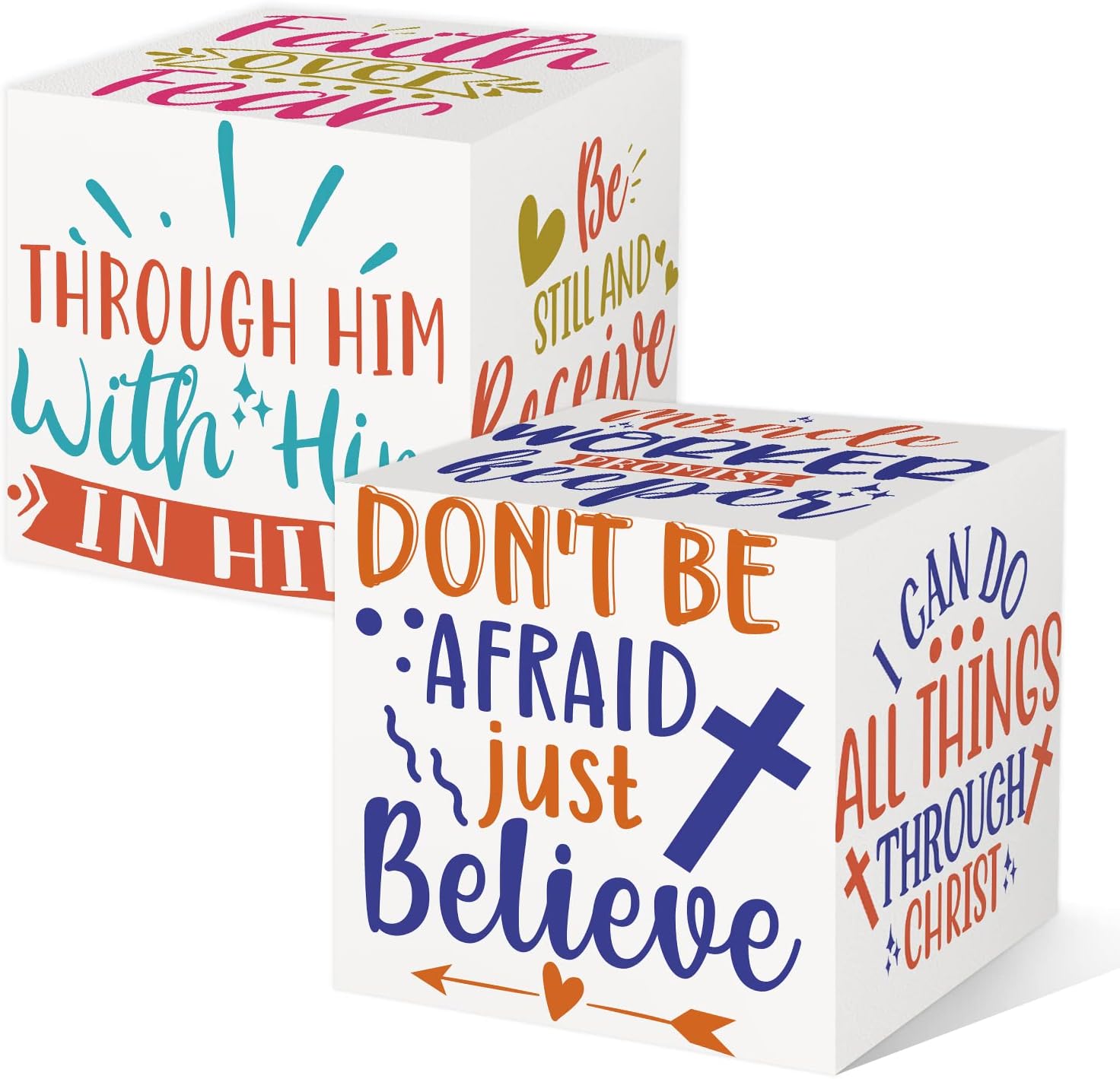 Letrero decorativo de escritorio con versículos bíblicos inspiradores para amigos, hombres y mujeres, letreros de oración y fe con escritura de