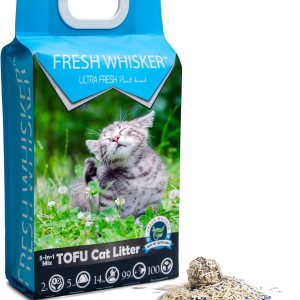 FreshWhisker – Arena de tofu para gatos, sin olor y desechable, productos de arena para gatos (bolsa de 6 libras) FreshWhisker – Arena de tofu para gatos, sin olor y desechable, productos de arena para gatos (bolsa de 6 libras)