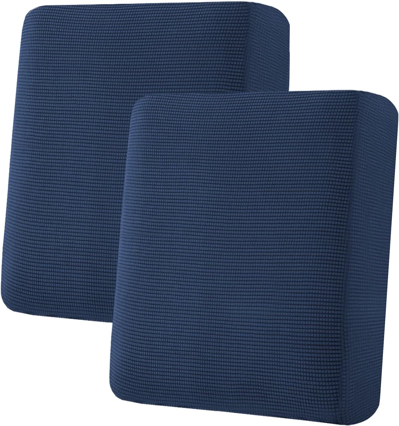 H.VERSAILTEX – Fundas de cojín para asiento individual de sofá, súper elásticas, grueso tejido de sarga texturizado jacquard