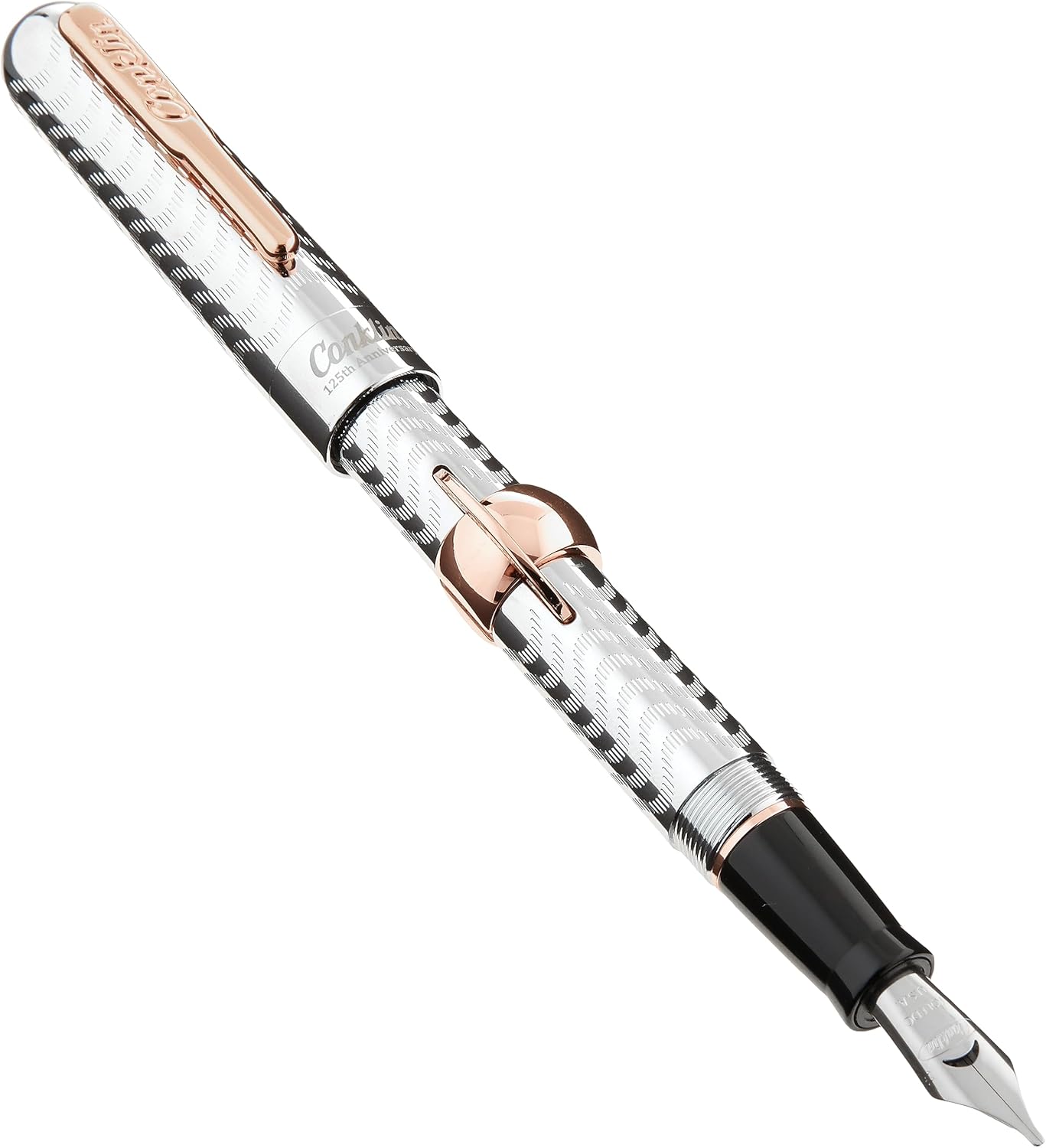 Conklin Pluma estilográfica Mark Twain Crescent Filler 125th Anniversary – S