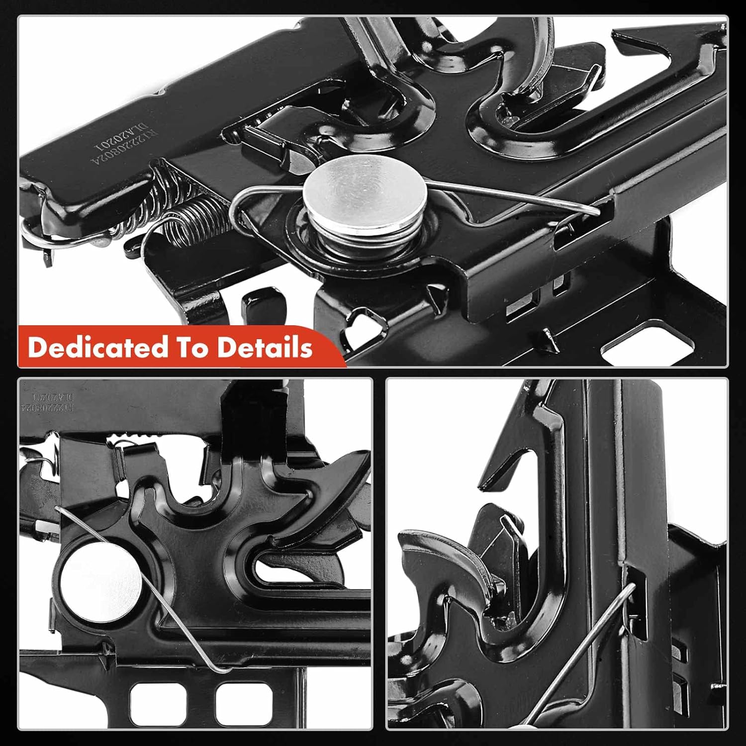 A-Premium Ensamblaje de pestillo de capó 15706108 15756432 compatible con Chevy Chevrolet Silverado Suburban Tahoe y GMC Sierra Yukon y Oldsmobile