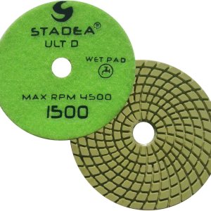 Stadea Almohadillas de pulido de granito PPW106X 4 “arena del cojín 1500 del diamante para el pulido de las piedras del cuarzo del granito Stadea Almohadillas de pulido de granito PPW106X 4 “arena del cojín 1500 del diamante para el pulido de las piedras del cuarzo del granito