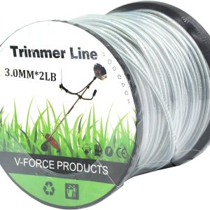 . Línea de recortadora redonda de 120 pulgadas, alambre de acero universal, para recortar hierba, línea de cable de alambre resistente, . Línea de recortadora redonda de 120 pulgadas, alambre de acero universal, para recortar hierba, línea de cable de alambre resistente,