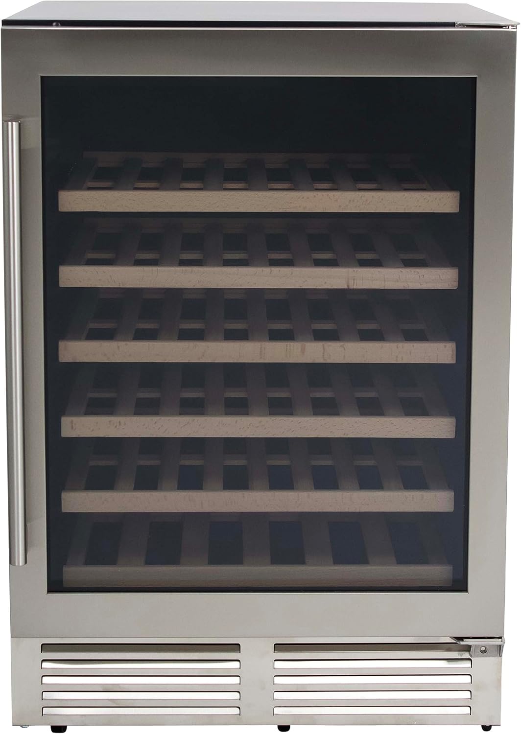 DE510WCSZSS Designer Series – Enfriador de vino, 51 botellas, color plateado