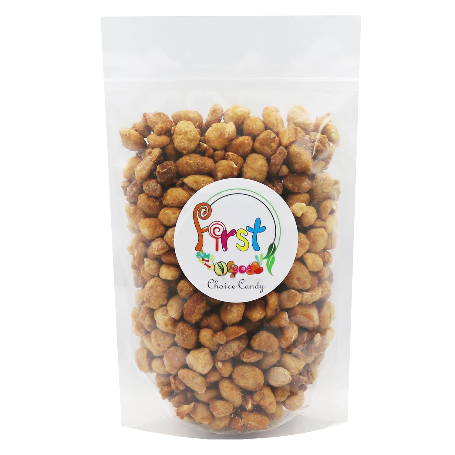 FirstChoiceCandy Cacahuetes de caramelo con mantequilla, cacahuetes recubiertos de caramelo tostado crujiente (5 libras (paquete de 1))