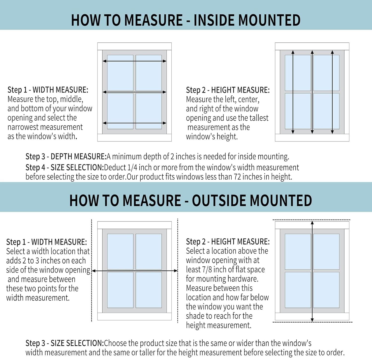 Persianas enrollables opacas sin cordones para ventanas, persianas para oscurecer la habitación, con aislamiento térmico, fáciles de instalar, para