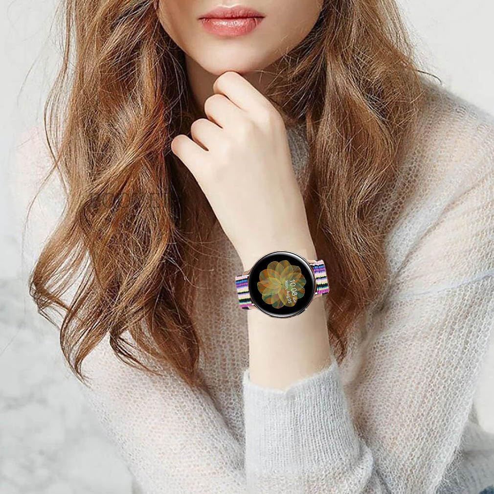 Olytop Bandas elásticas para Galaxy Watch 64 Classic Band 1.850 in 1.811 in 1.693 in 1.654 in5 Pro Band 1.772 in, Samsung Galaxy Watch 654 Bandas