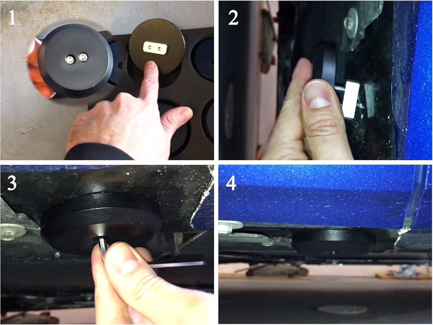 iFJF Adaptador de almohadilla de gato para palancapiso compatible con Corvettes C7 C6 y C5 y la mayoría de Porsche, aluminio negro anodizado, 4