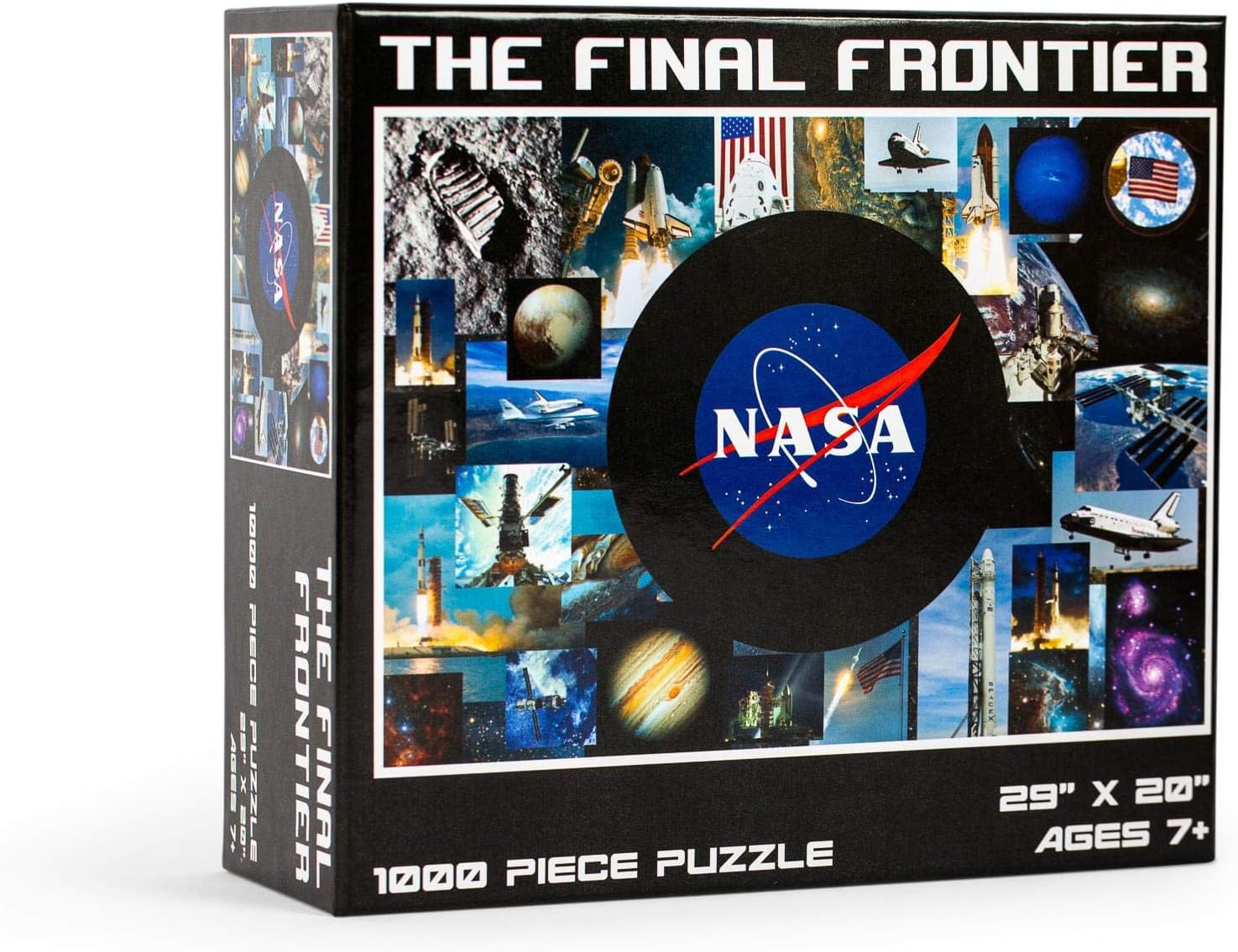 The Final Frontier – Rompecabezas espacial de la NASA para adultos y niños, rompecabezas de 1000 piezas, rompecabezas interactivo para noche de
