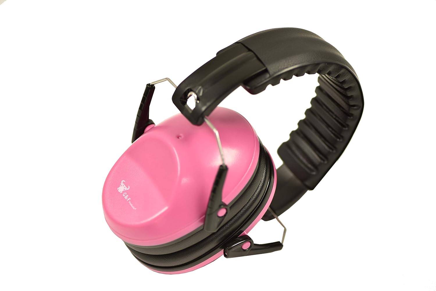 G & F Products – Protección auditiva con diseño plegable pasivo de perfil bajo 26 dB NRR y reducción de ruido de hasta 125 Db, para la diadema