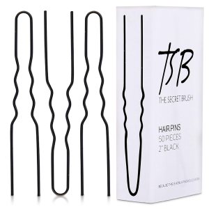 TSB NUSA No.2 – Juego de horquillas negras flexibles de 50 a 2.0 pulgadas, estilo vintage, sujeción fuerte, diseño cómodo y elegante, puntas pulidas TSB NUSA No.2 – Juego de horquillas negras flexibles de 50 a 2.0 pulgadas, estilo vintage, sujeción fuerte, diseño cómodo y elegante, puntas pulidas