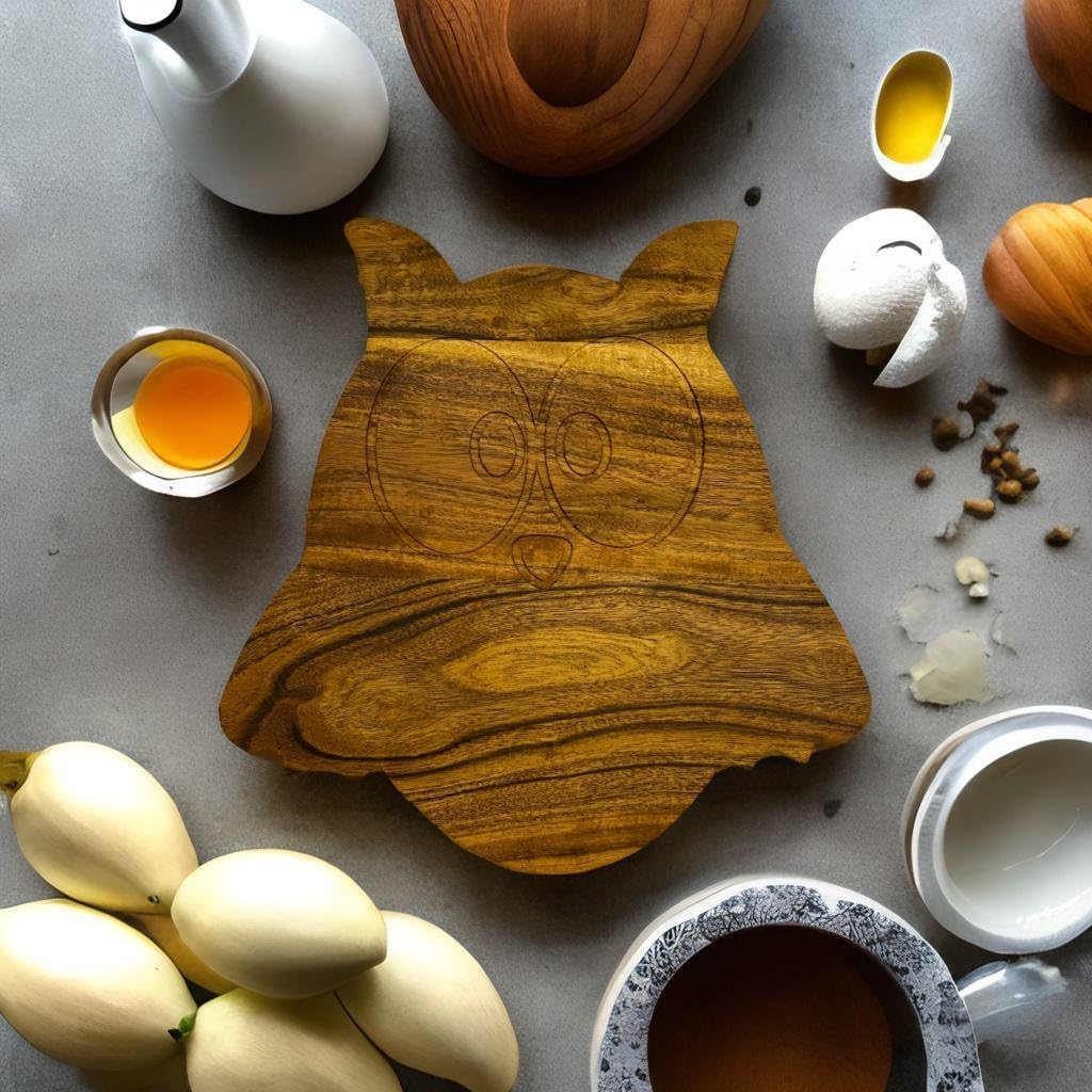 Affinity Decor Tabla de cortar de madera de acacia para Halloween con ranura para decoración festiva y bandeja para servir aperitivos (12 pulgadas