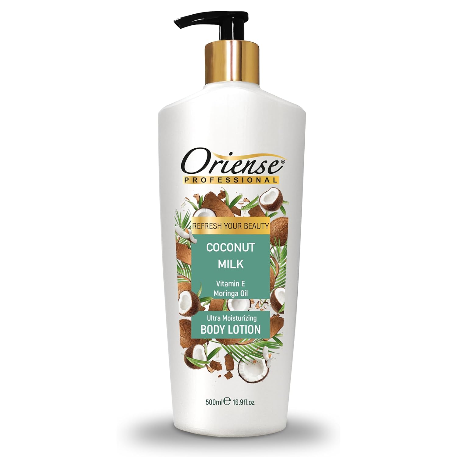 Loción corporal – Hidratación intensa con leche de coco, no grasa, 16.9 onzas líquidas