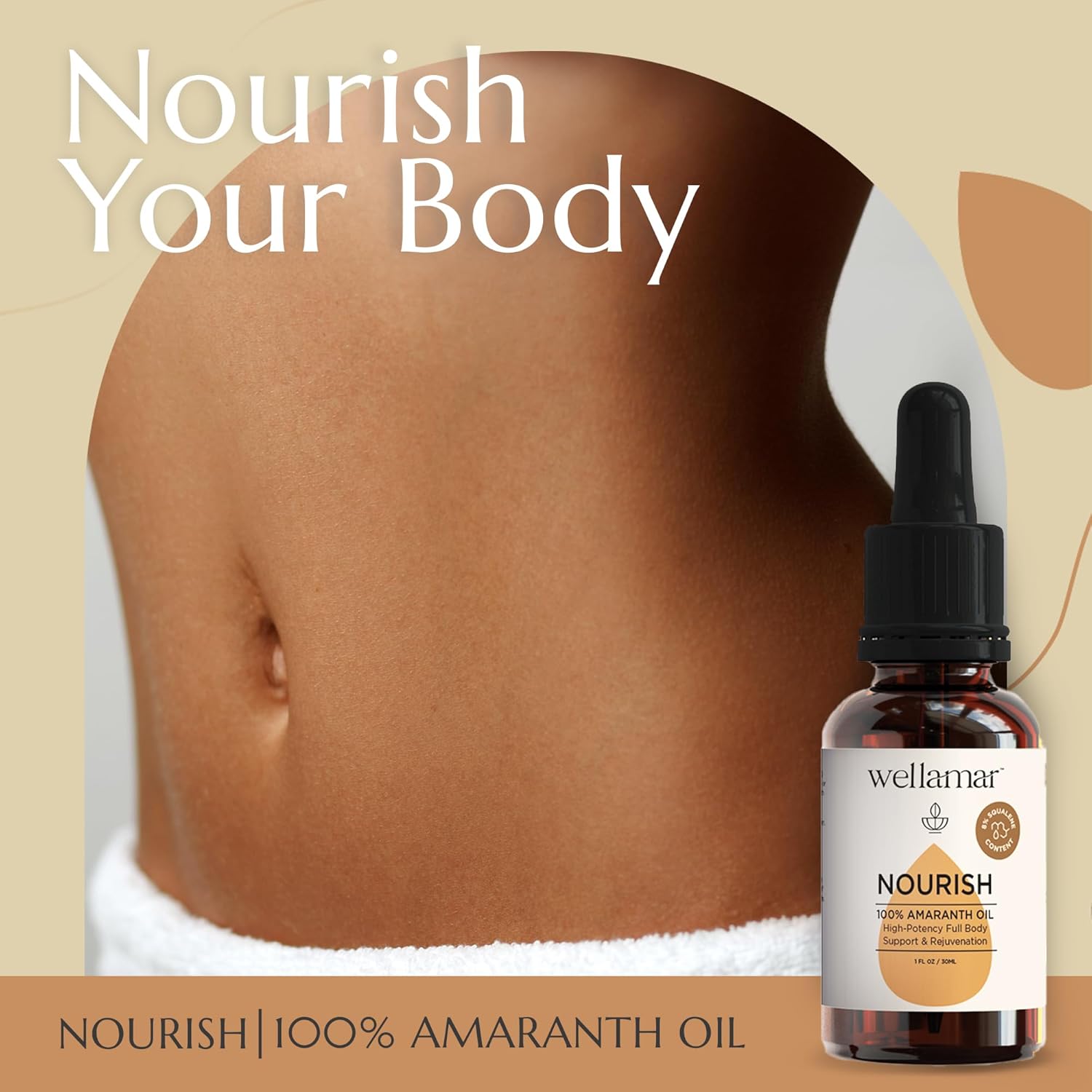 Aceite de amaranto 100% nutritivo – Apoyo natural para la piel, el cabello y las uñas – Fortalece la inmunidad y el metabolismo – Aceite rico en