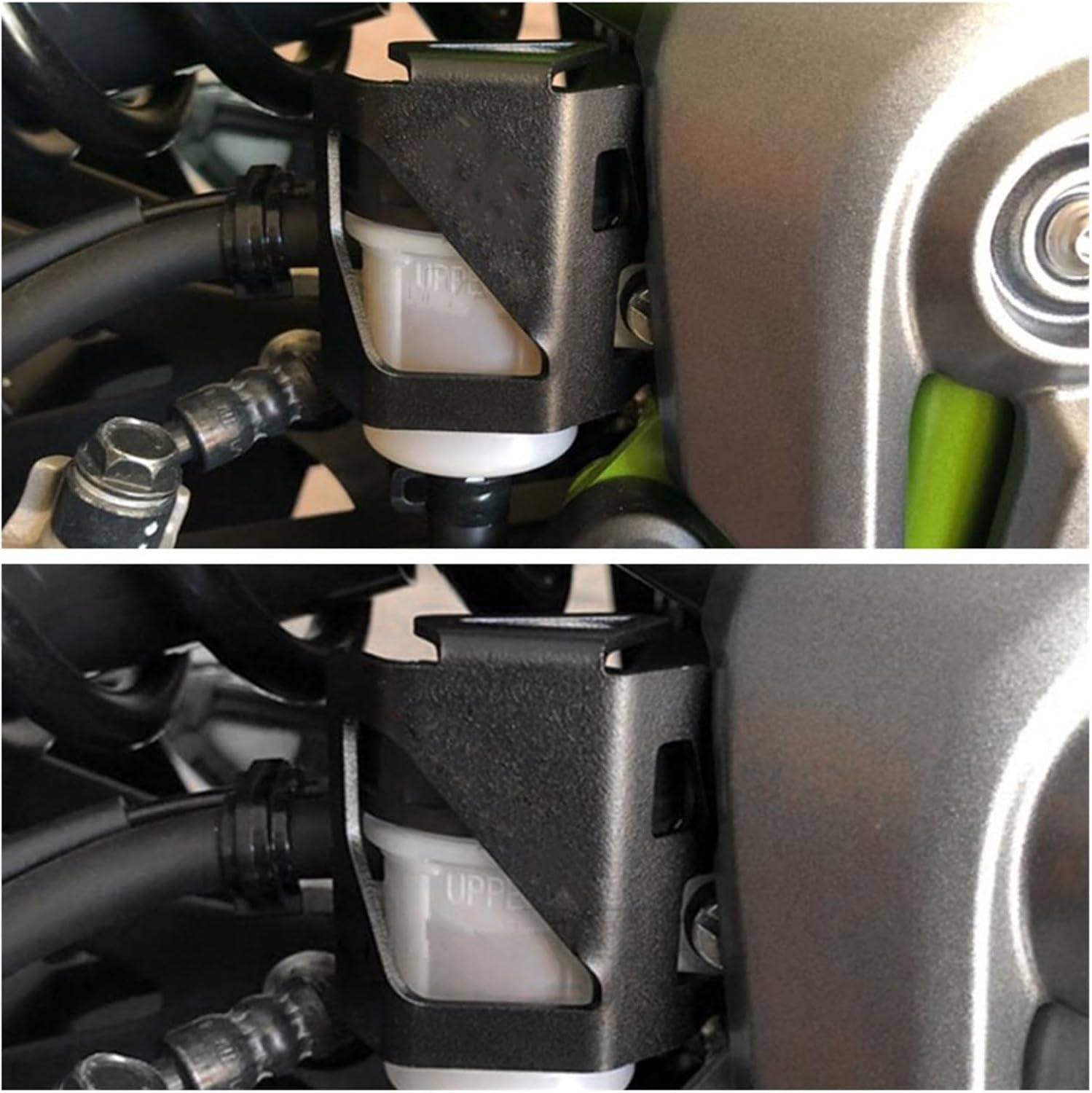 Hair para Yamaha MT09 FZ07 FZ09 MT07 MT-03 MT 07 09 03 MT125 MT10 motocicleta depósito líquido de freno trasero tanque de aceite cubierta (color