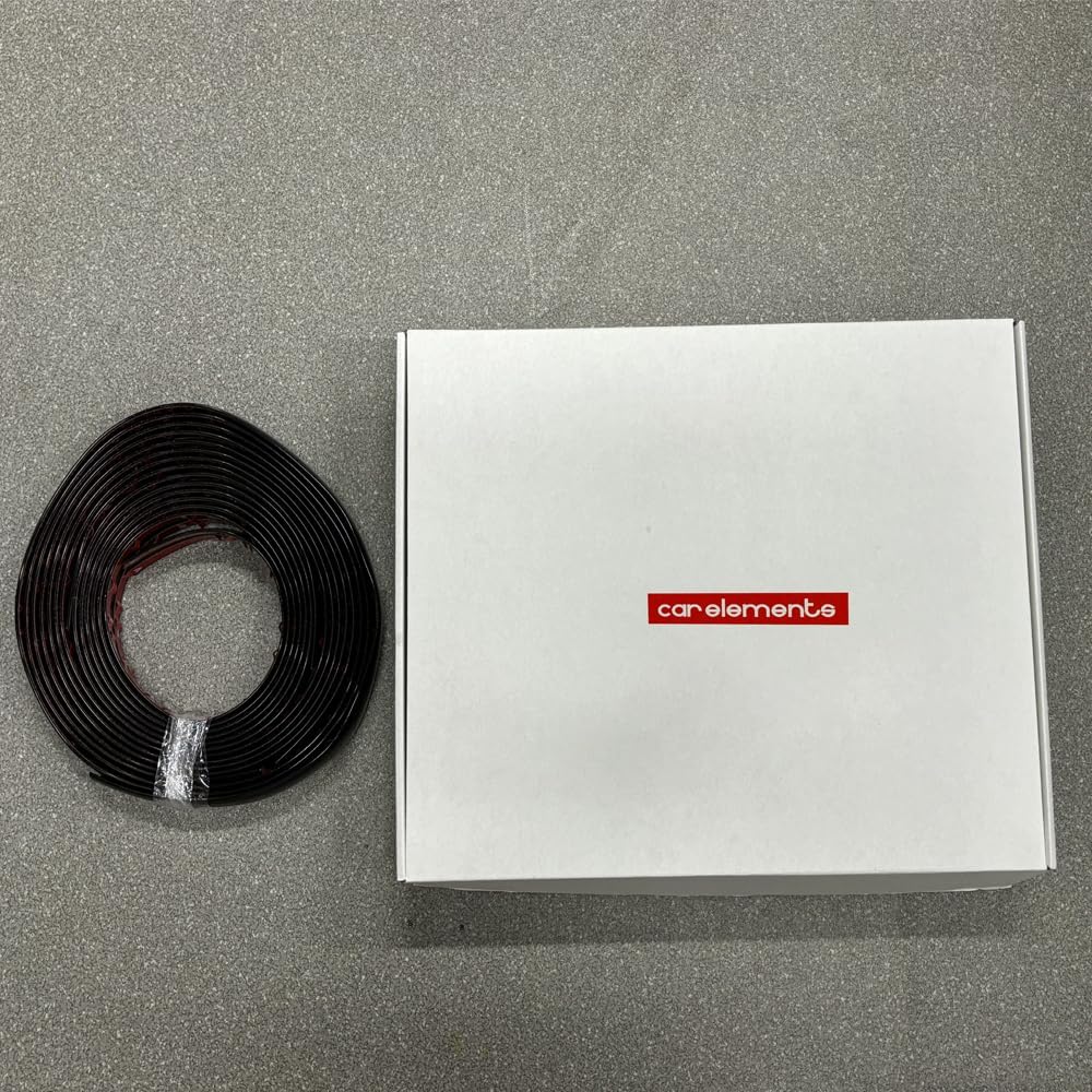 Moldura de automóvil de 1 pulgada (0.984 in), moldeo universal de 12 pies para el lado del automóvil (autoadhesivo) para todos los vehículos,