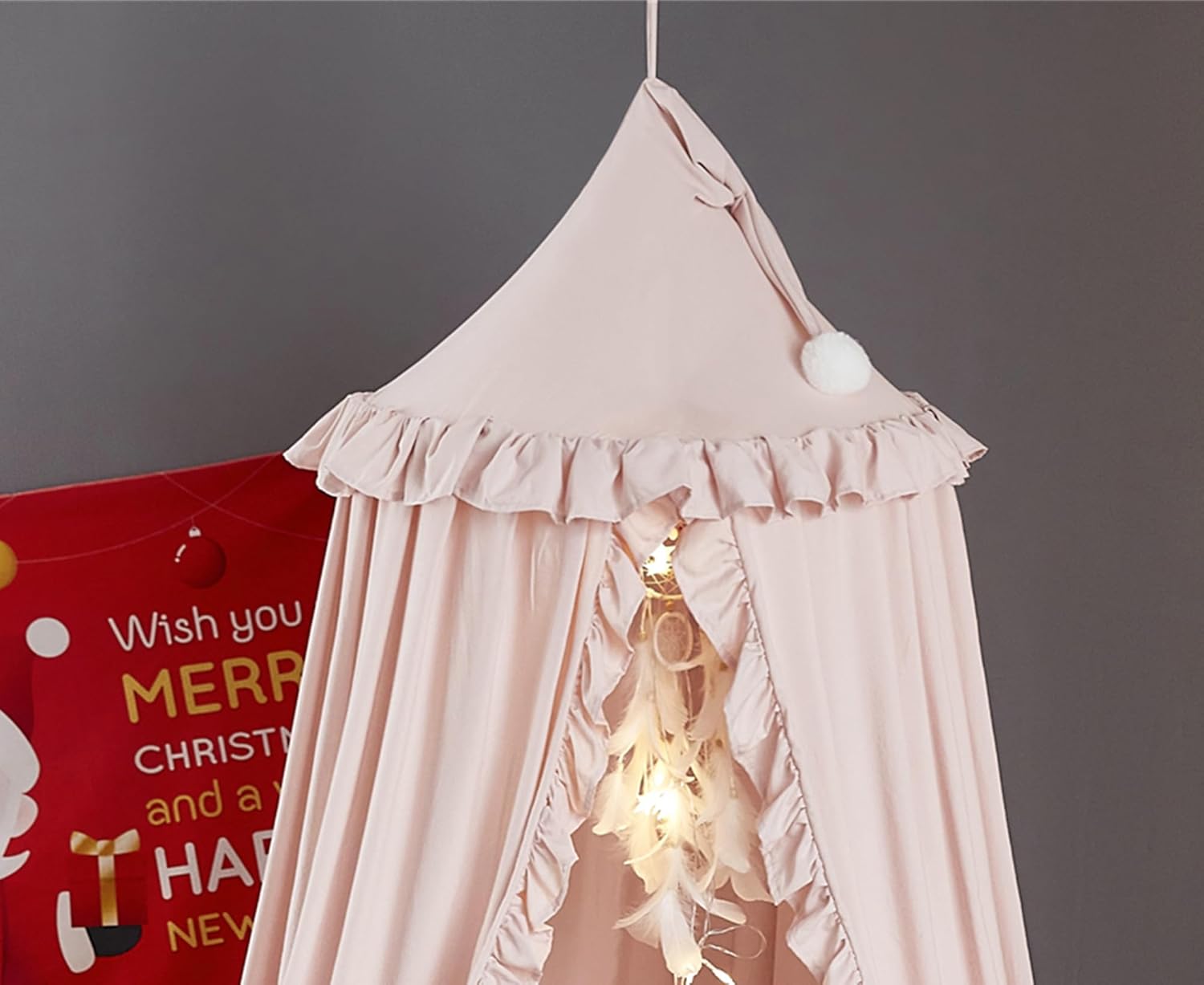 Toldo de cama de princesa para niños, toldo para niñas, ropa de cama de niñas, toldo para cama, tienda de campaña para colgar, rincón de lectura,