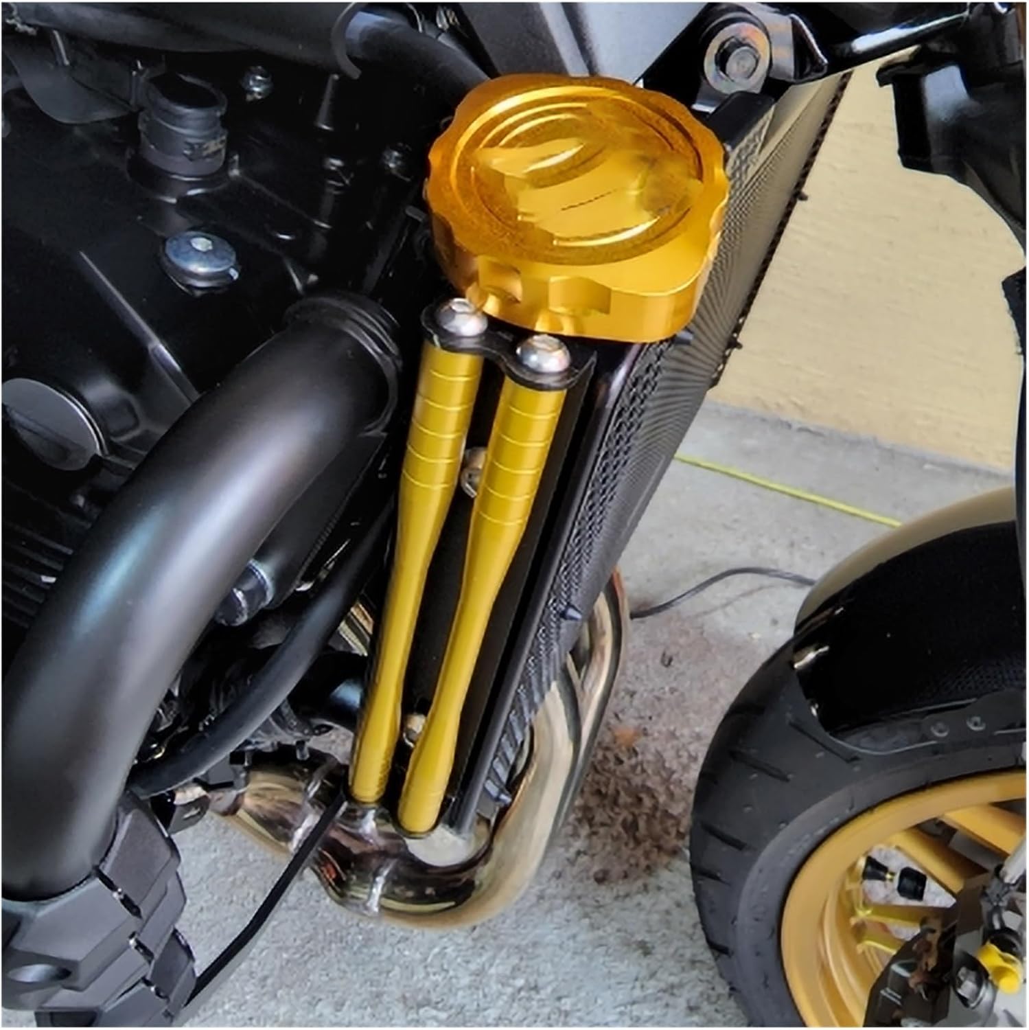 Juego de varillas laterales para radiador de motocicleta para Kawasa y ki Z900RS Cafe Z 900 Z900 RS protección barra lateral guardia accesorios