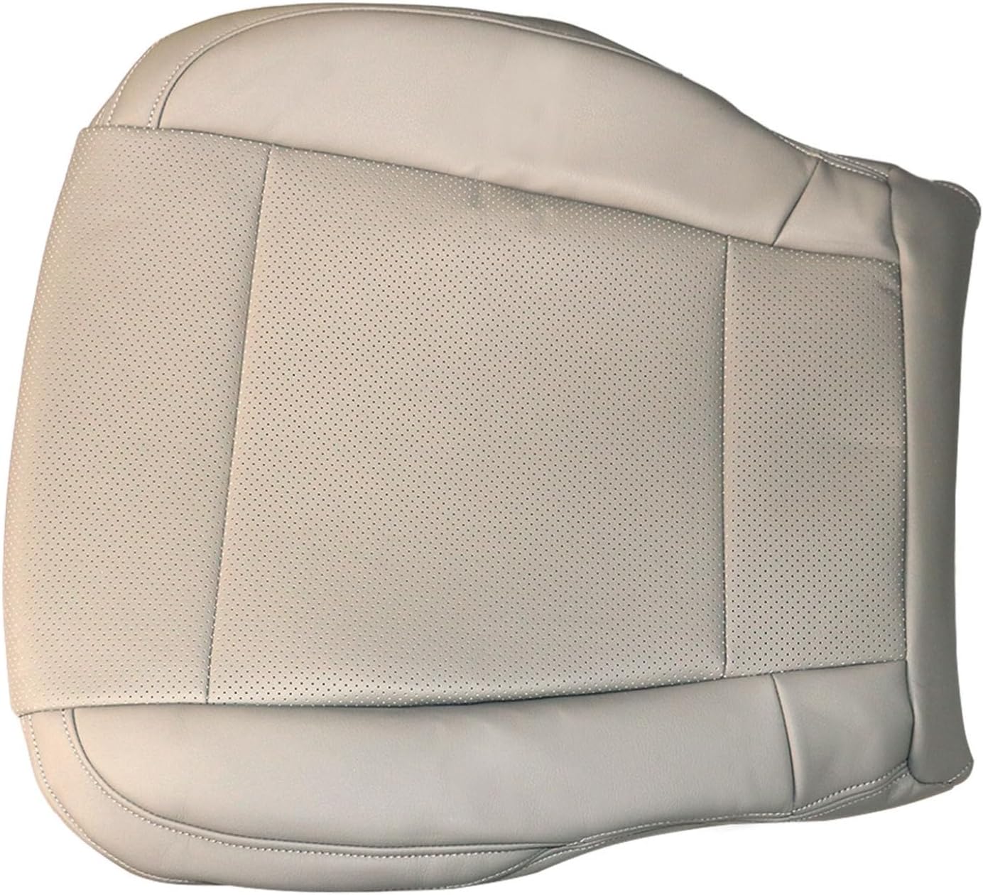 NLQR Cubierta del asiento delantero del conductor inferior de cuero de repuesto para Ford F150 Lariat 2015 2016 2017