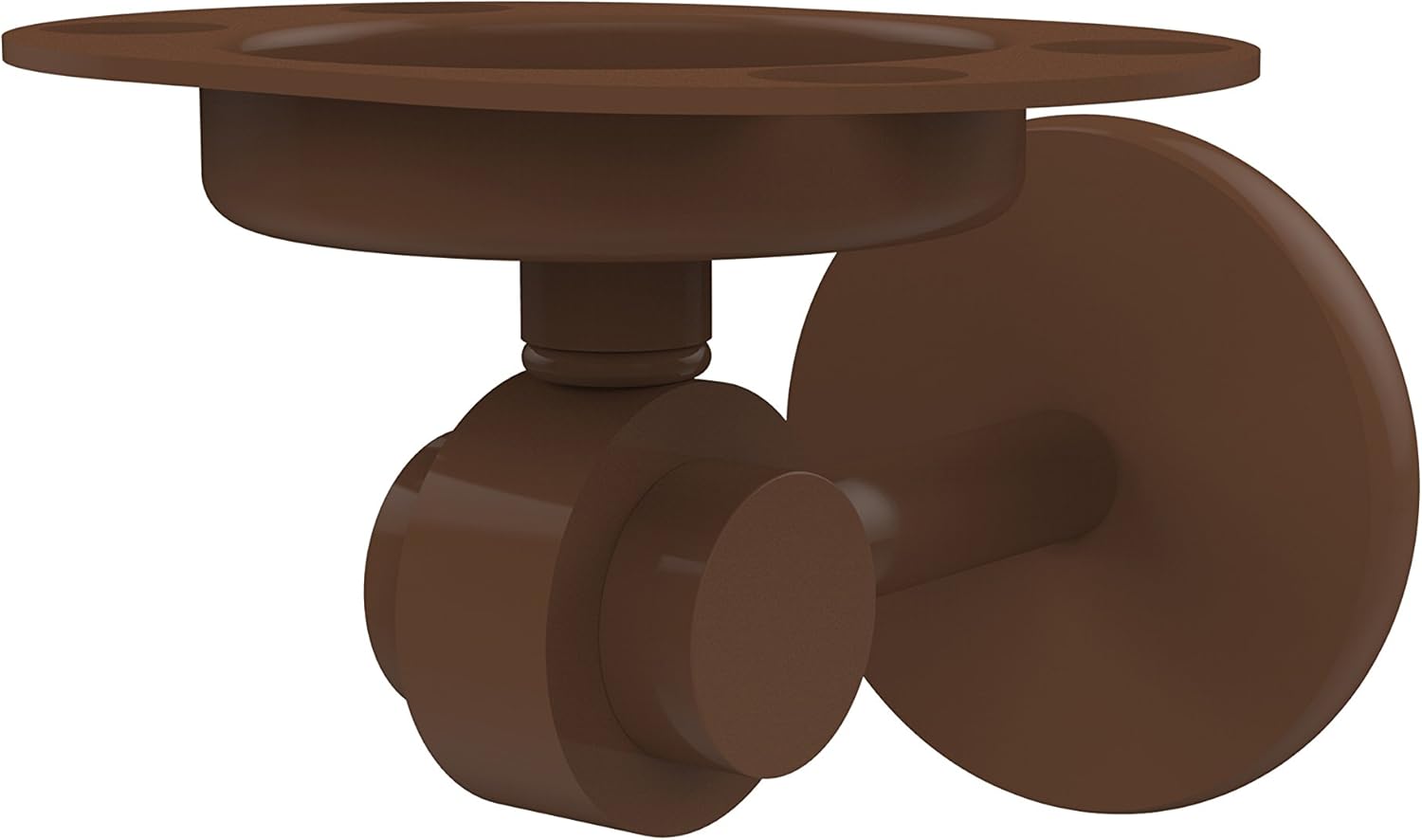 Allied Brass 7226-ABZ Satellite Orbit Two Collection – Soporte para vaso y cepillo de dientes, bronce antiguo