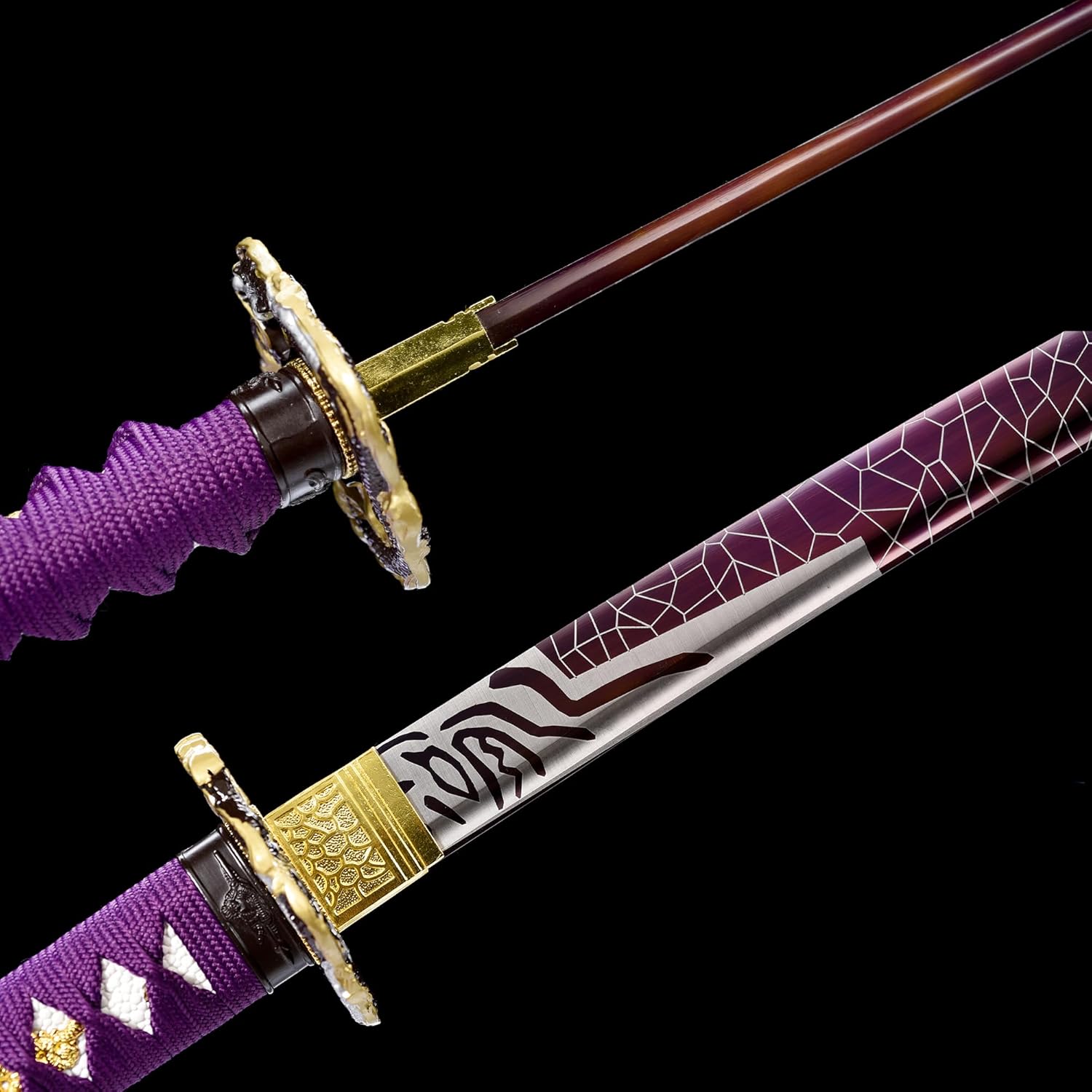 Espada Katana real afilada las espadas samuráis japonesas son un regalo único para hombres. La espada de acero real con hoja de metal hace que sea