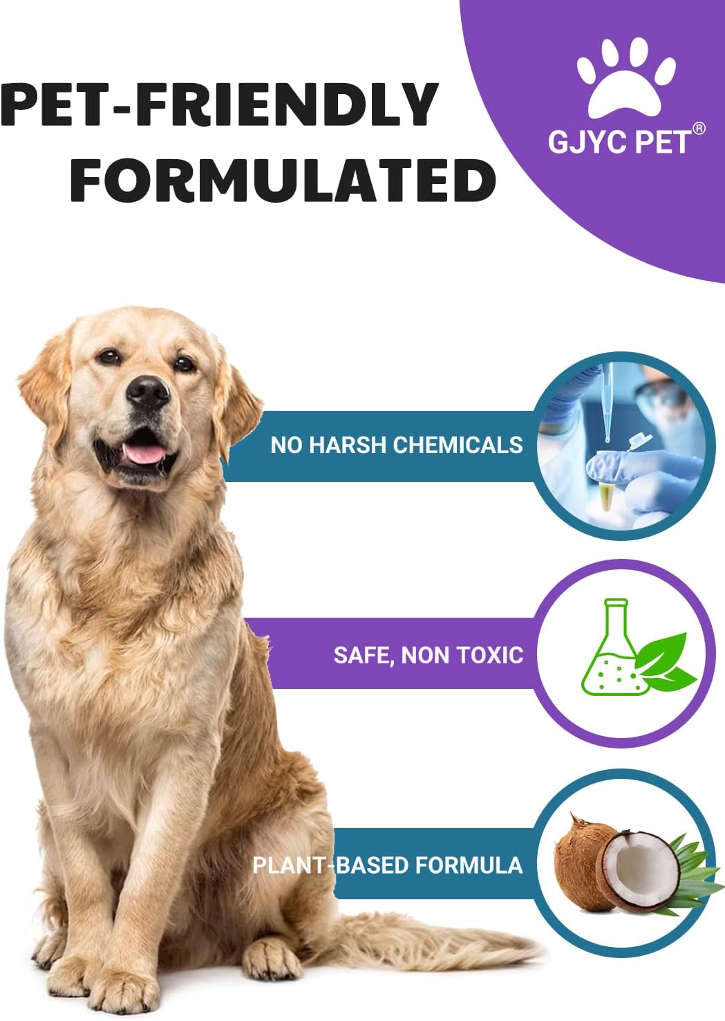 Limpiador de patas sin enjuague con espuma sin agua, limpiador de patas con limpiador de silicona mejorado, espuma mágica natural a base de plantas,