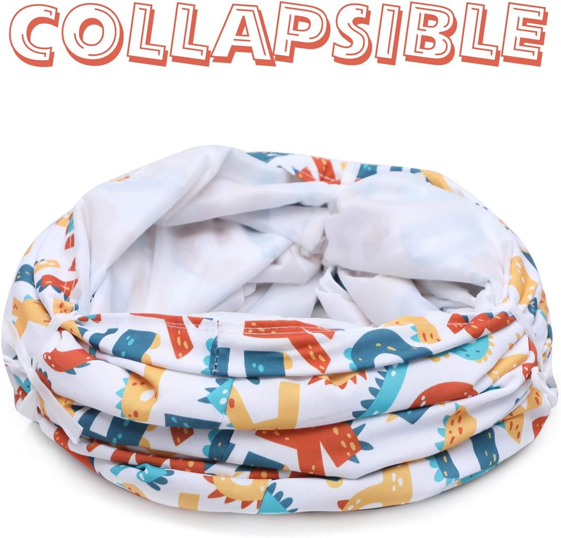 LUCKITTY Juguete de tubo de túnel de gato con bola de felpa, material de felpa Oxford portátil, impermeable, duradero, lavable, interesante patrón