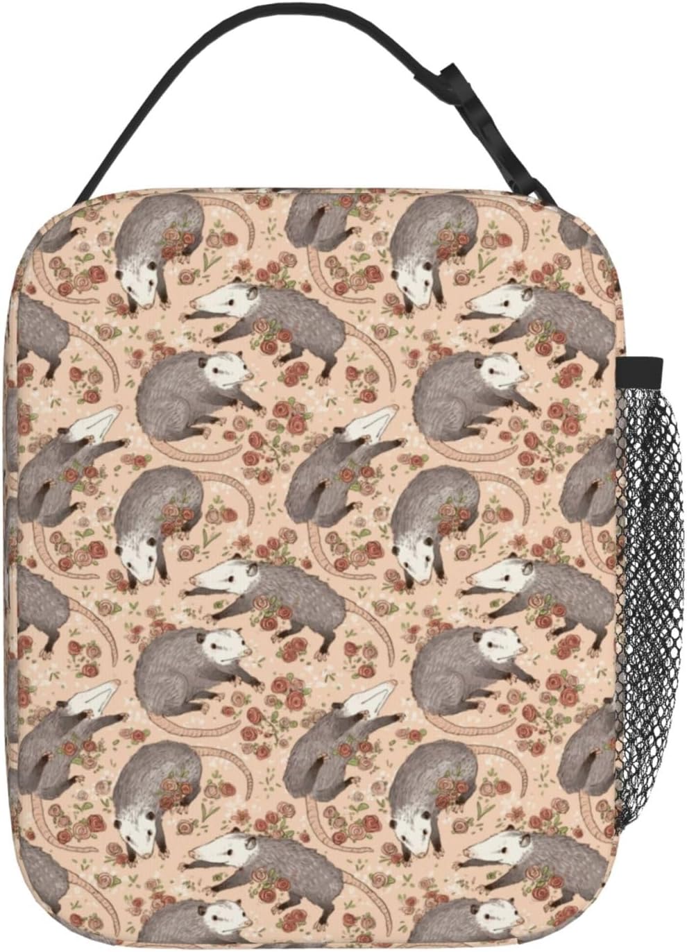 SWEET TANG Bolsa de almuerzo aislada Befuddled Possums Fiambrera Fiambrera Cremallera Bolsa suave duradera Bolsa de almuerzo reutilizable para el