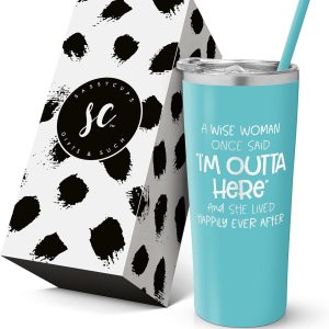 Wise Woman – Vaso aislado de acero inoxidable con tapa y pajilla, divertida taza de viaje para fiestas de jubilación, taza de café para profesores, Wise Woman – Vaso aislado de acero inoxidable con tapa y pajilla, divertida taza de viaje para fiestas de jubilación, taza de café para profesores,