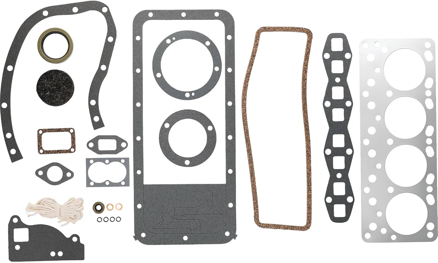 Complete Tractor Kit de juntas 1209-1323 Compatible conReemplazo para Massey Ferguson 135, 202 Gas, 204 IndustConst, 35, 50, F40, TO35 830689M91