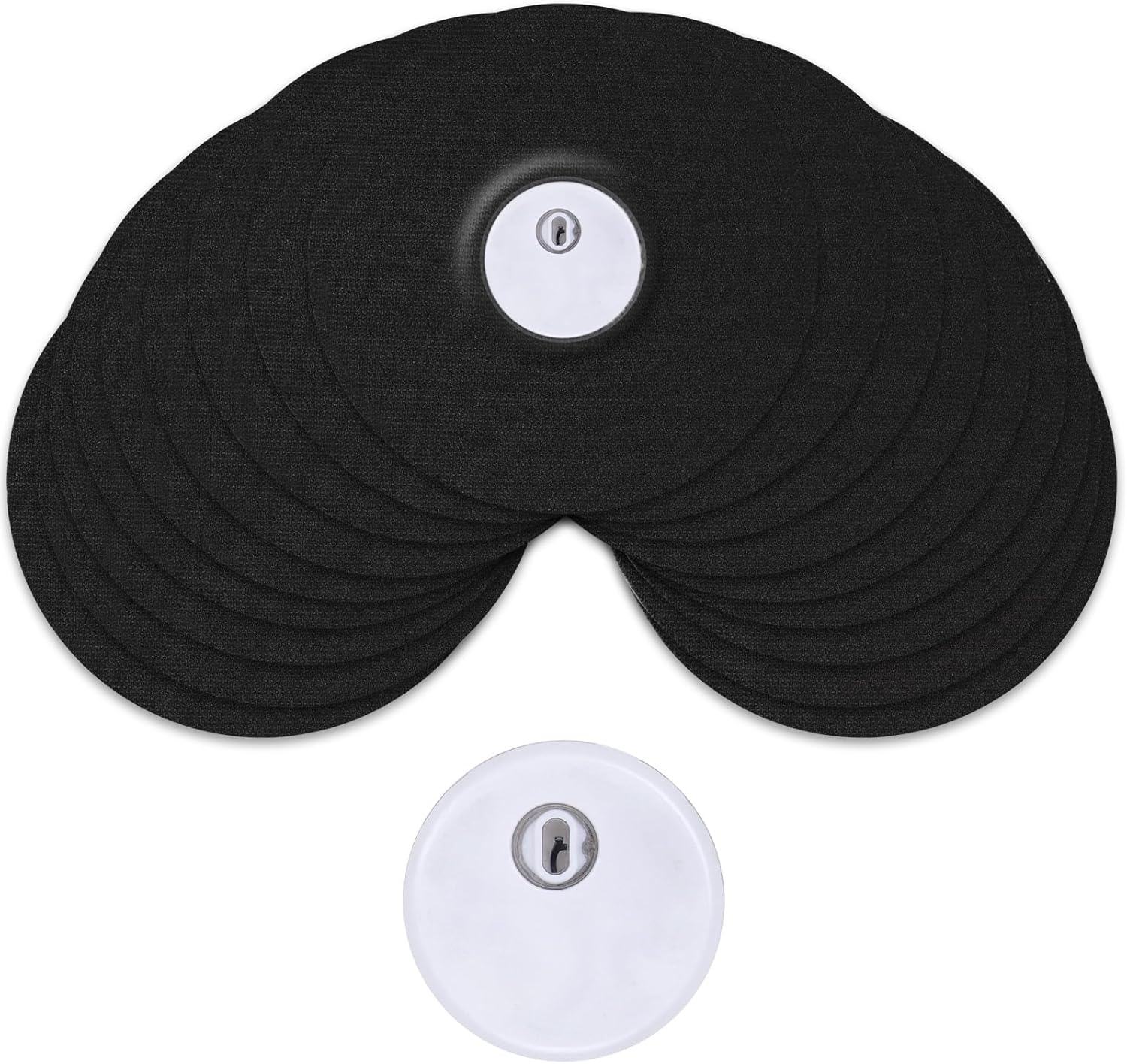Fundas impermeables para sensor Freestyle Libre 3 (paquete de 20) – Papel trasero precortado, parches adhesivos CGM, protección continua para