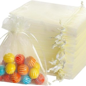 Hopttreely Bolsas de regalo de organza transparente, bolsas de 4 x 4.72 pulgadas, para dulces, joyas, bodas, fiestas, regalos, suministros de Hopttreely Bolsas de regalo de organza transparente, bolsas de 4 x 4.72 pulgadas, para dulces, joyas, bodas, fiestas, regalos, suministros de
