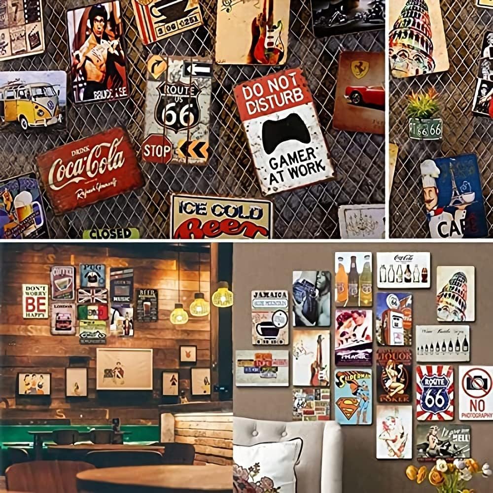 Red Dead Redemption – Póster de 2 juegos, letrero retro de hojalata para calle, garaje, familia, cafetería, bar, personas, cueva, granja, pared,