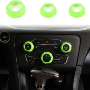 Voodonala Para Challenger Charger Chrysler Radio AC Perillas Botón de interruptor de aire acondicionado para Dodge Challenger Charger 2015-2019, Voodonala Para Challenger Charger Chrysler Radio AC Perillas Botón de interruptor de aire acondicionado para Dodge Challenger Charger 2015-2019,