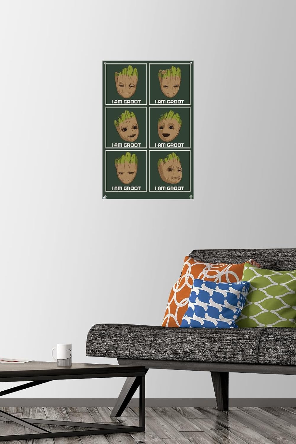 Trends International Marvel I Am Groot Season 2 – Póster de pared I Am Groot, 14.72 x 22.37 pulgadas, paquete de póster premium y alfiler