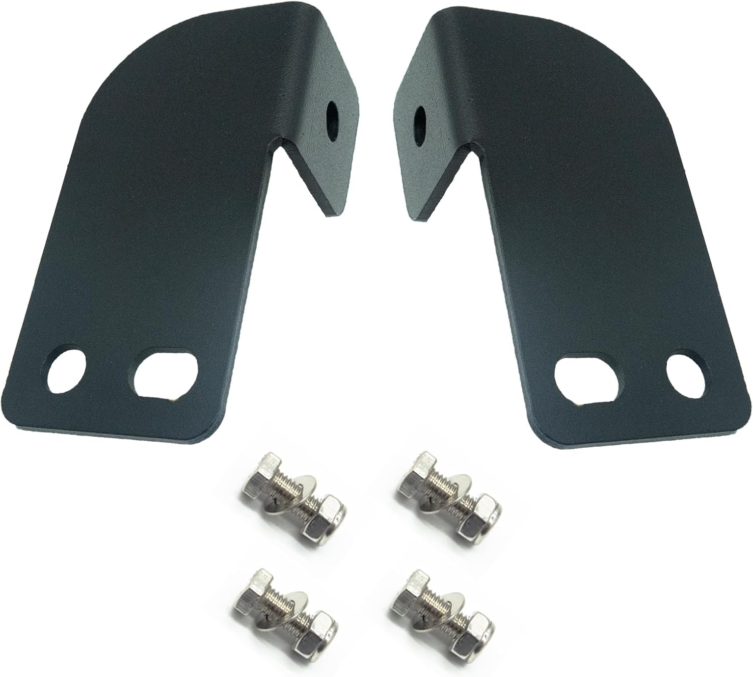 Kit de soporte LED de barra de techo trasero UTV compatible con Polaris Ranger 2013-2021 de tamaño completo (soportes de montaje)