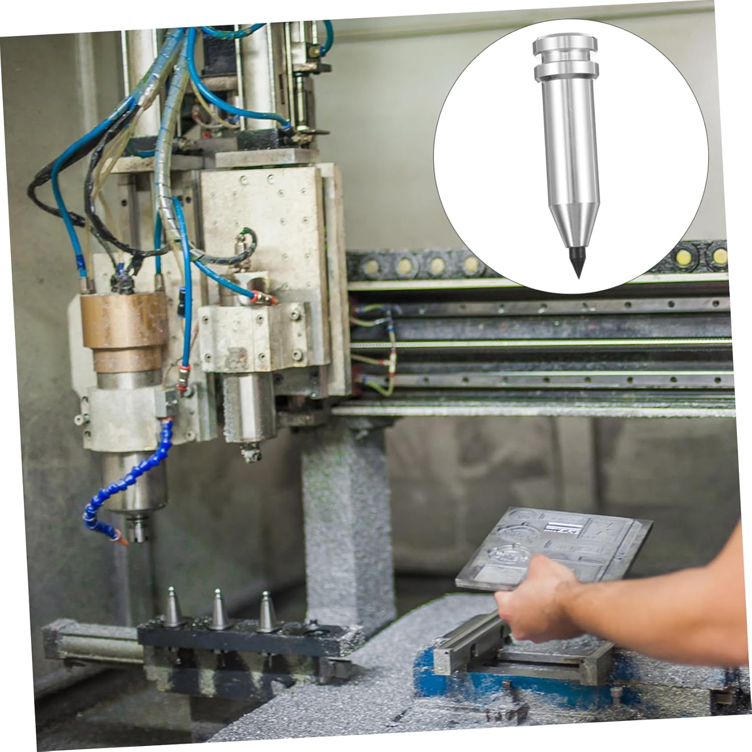 EXCEART Máquina de grabado, cabeza cortadora, herramienta de grabado, herramienta de grabado, puntas de repuesto de grabado, punta de grabado para