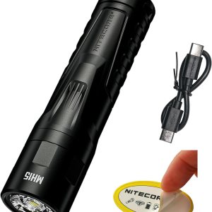 Nitecore Linterna recargable MH15, 2000 lúmenes USB-C de alto lúmenes, compacta, pequeña y larga duración para EDC camping, hogar, guantera, trabajo Nitecore Linterna recargable MH15, 2000 lúmenes USB-C de alto lúmenes, compacta, pequeña y larga duración para EDC camping, hogar, guantera, trabajo
