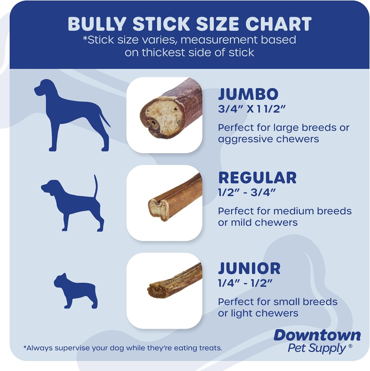 Downtown Pet Supply Thin Junior Bully Sticks (12 pulgadas  12 libra)  Palitos de matón para perros pequeños y cachorros  Un solo ingrediente de