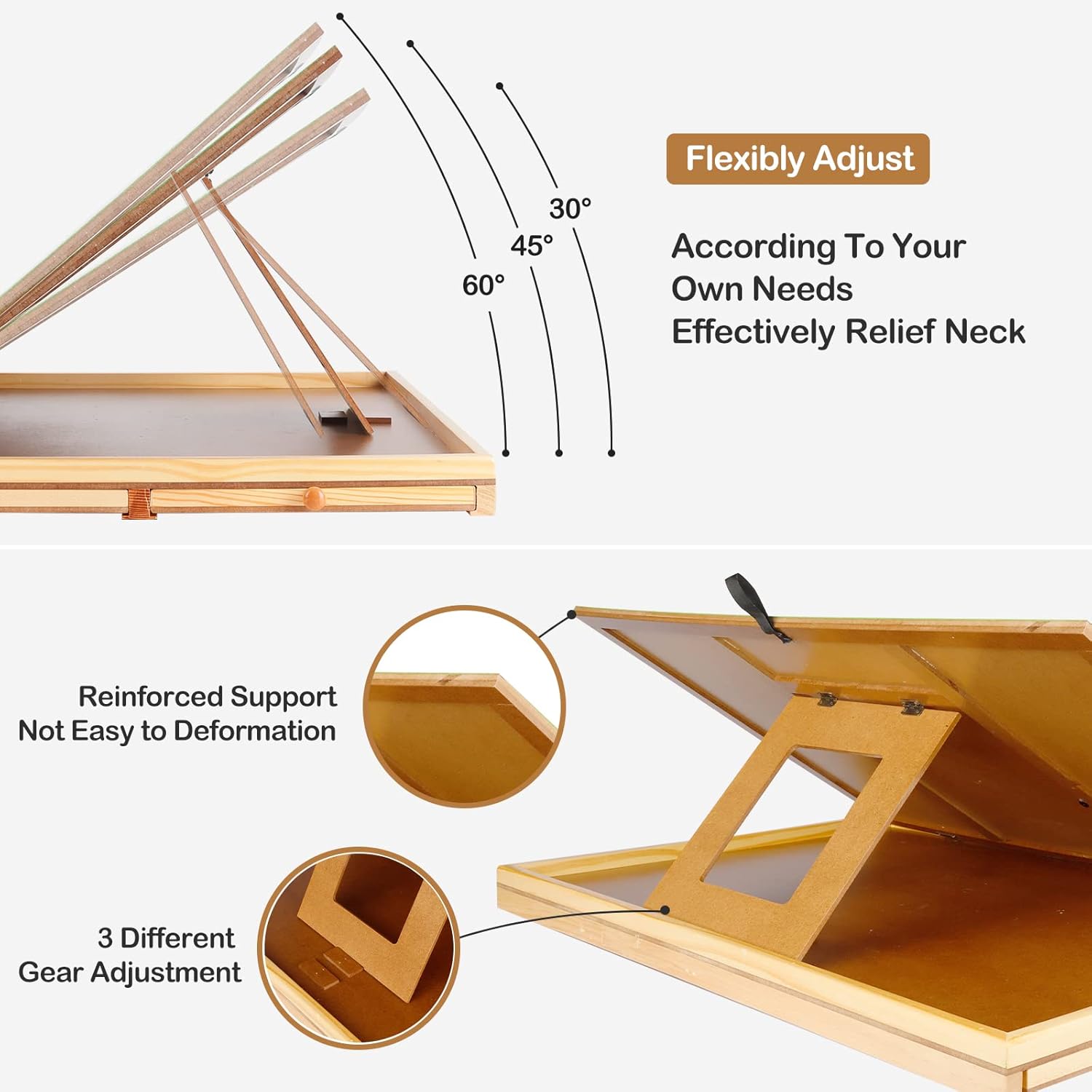 Mesa de rompecabezas para adultos, tablero de rompecabezas de madera de 1500 piezas con 4 cajones de 35 x 26 pulgadas, tablero de rompecabezas de
