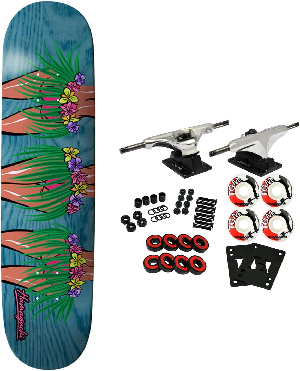 Thank You Skateboard Complete Danny Hamaguchi Hula Girls 8.0 pulgadas (surtido)