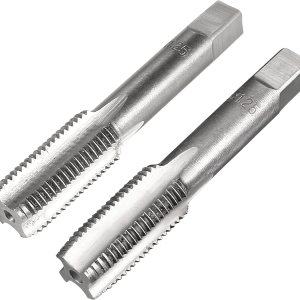 uxcell Grifo de mano métrico M12 rosca 1.25 paso 4 flautas rectas H2 herramienta de aleación inferior de acero y tornillo cónico juego de uxcell Grifo de mano métrico M12 rosca 1.25 paso 4 flautas rectas H2 herramienta de aleación inferior de acero y tornillo cónico juego de