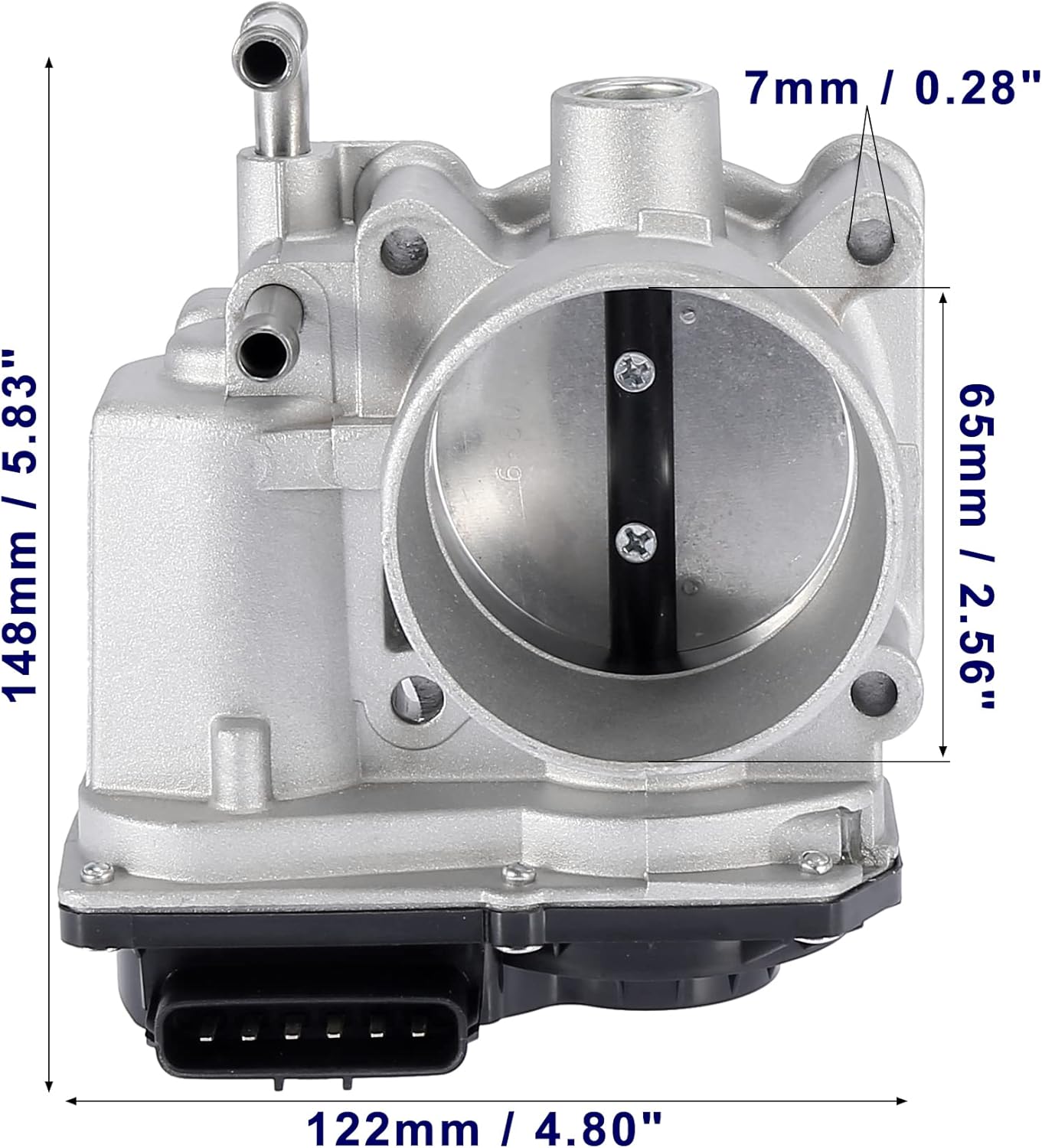 X AUTOHAUX Cuerpo del acelerador, cuerpo del acelerador con Sensor para Nissan Altima 2.5L 2013-2018, para Nissan Frontier 2.5L 2005-2019, para