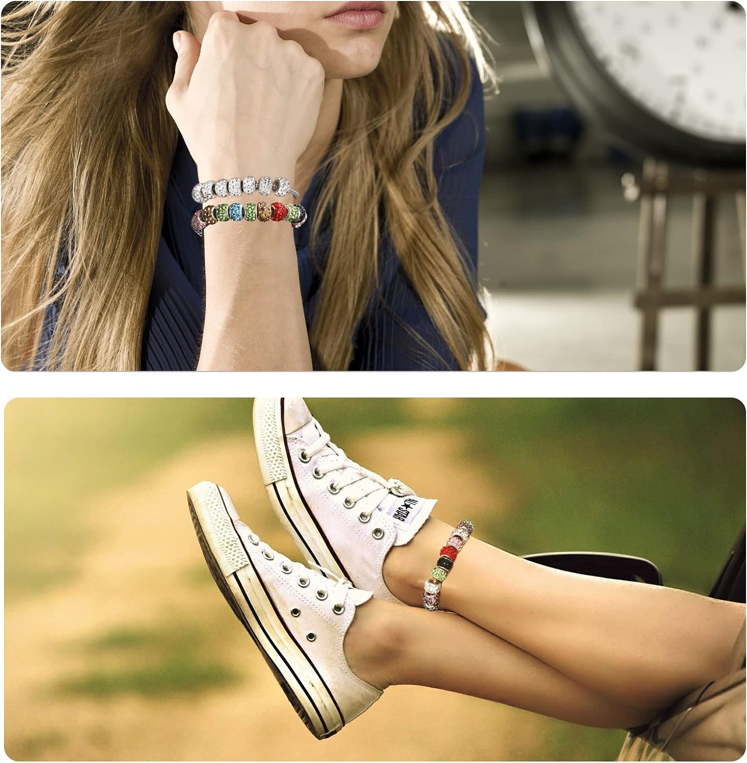 ZYEHXED 20 pulseras de cadena de serpiente con pulsera de ayudante ajustable de serpiente con cierre de langosta cadena extensora para mujeres y
