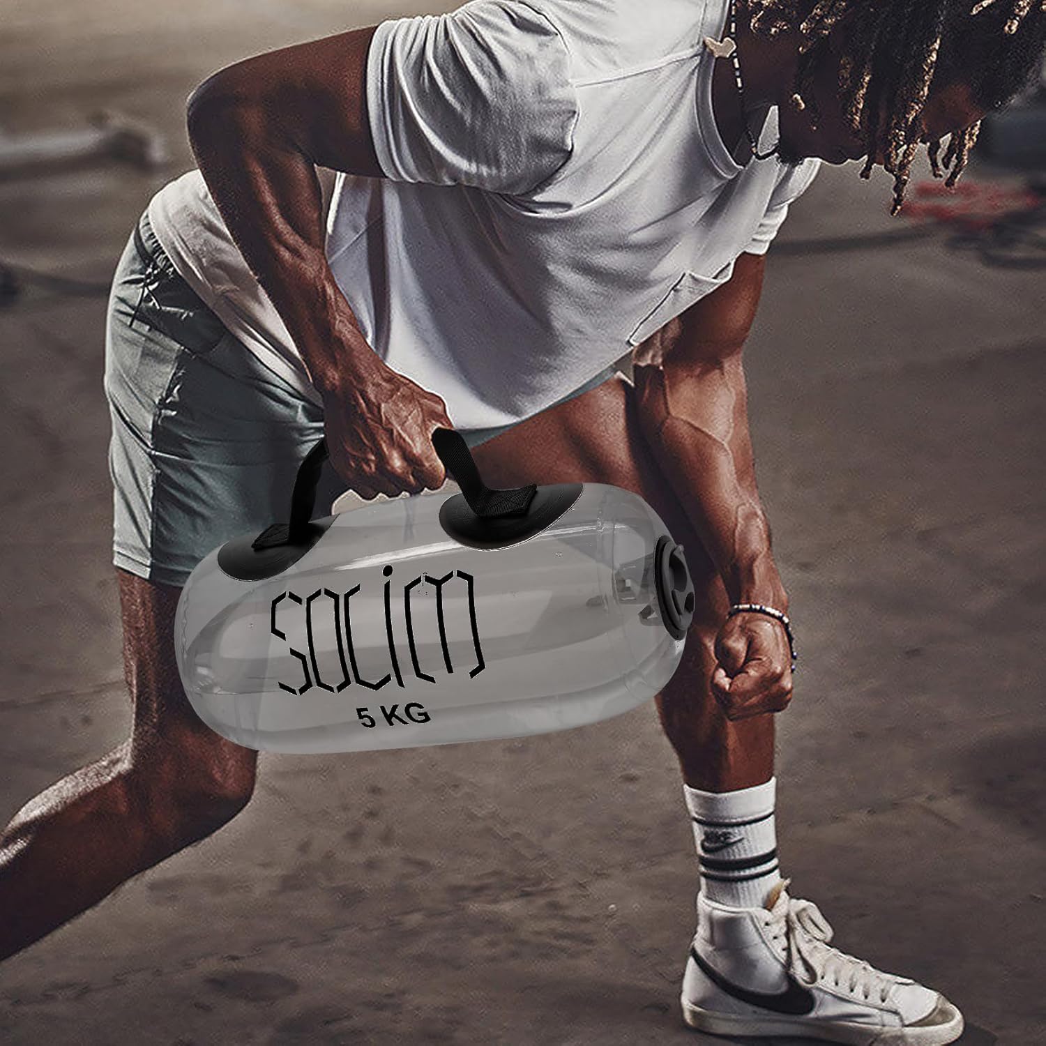 Water Weights Aqua Bag, Workout Sandbag Alternative Strength Training Sand Bag Portable Stability Fitness Equipment  Ultimate Core and Balance