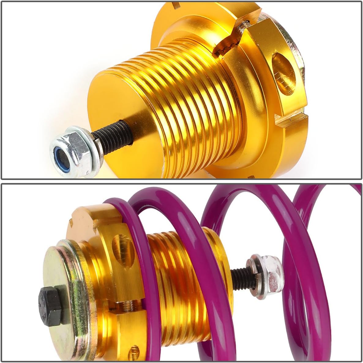 DNA MOTORING COIL-HC06-PP Kit de manguito de suspensión coilover para Honda Civic 06-11