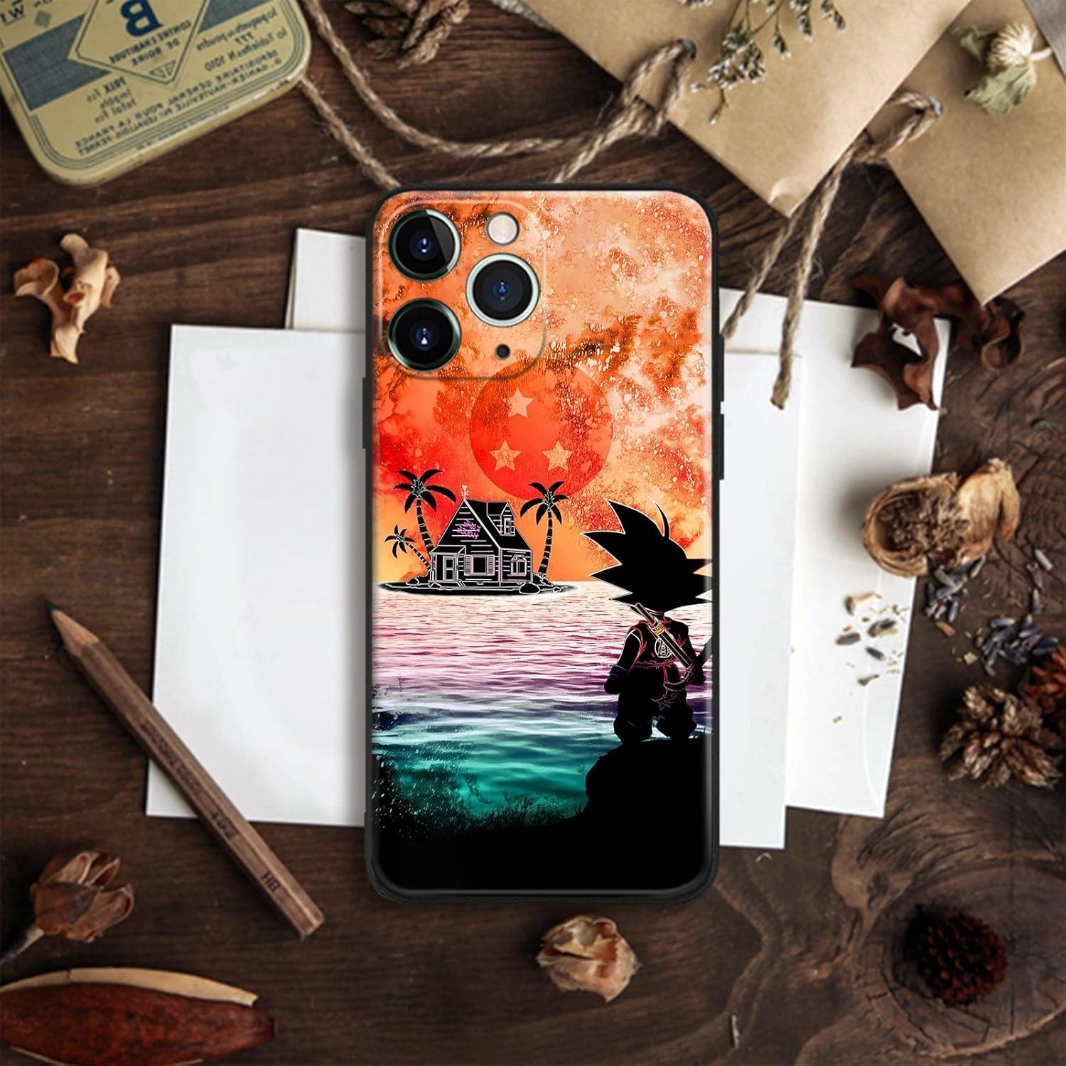 Funda protectora para teléfono de anime japonés, diseño de manga, anti-caída, a prueba de golpes, funda Kame House para iPhone 14