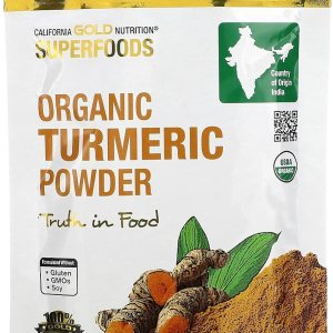 SUPERALIMENTOS – Polvo de cúrcuma orgánica, 4 oz (114 g), California Gold Nutrition SUPERALIMENTOS – Polvo de cúrcuma orgánica, 4 oz (114 g), California Gold Nutrition