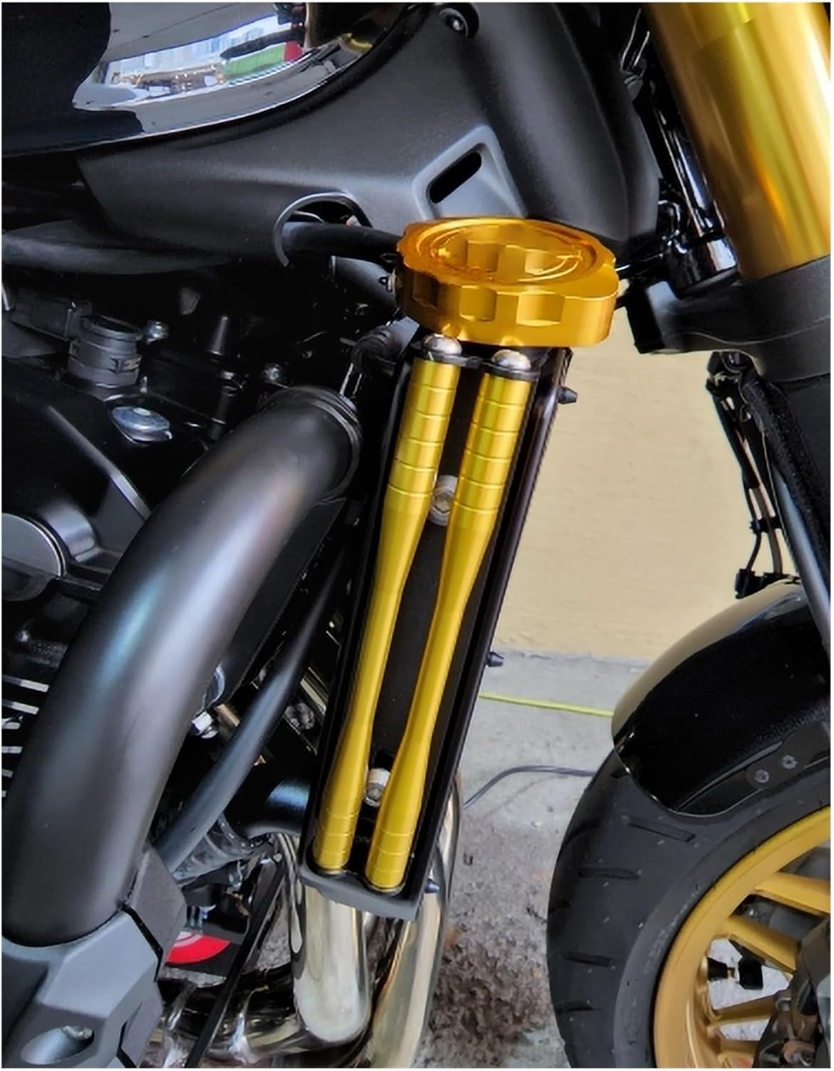 Juego de varillas laterales para radiador de motocicleta para Kawasa y ki Z900RS Cafe Z 900 Z900 RS protección barra lateral guardia accesorios