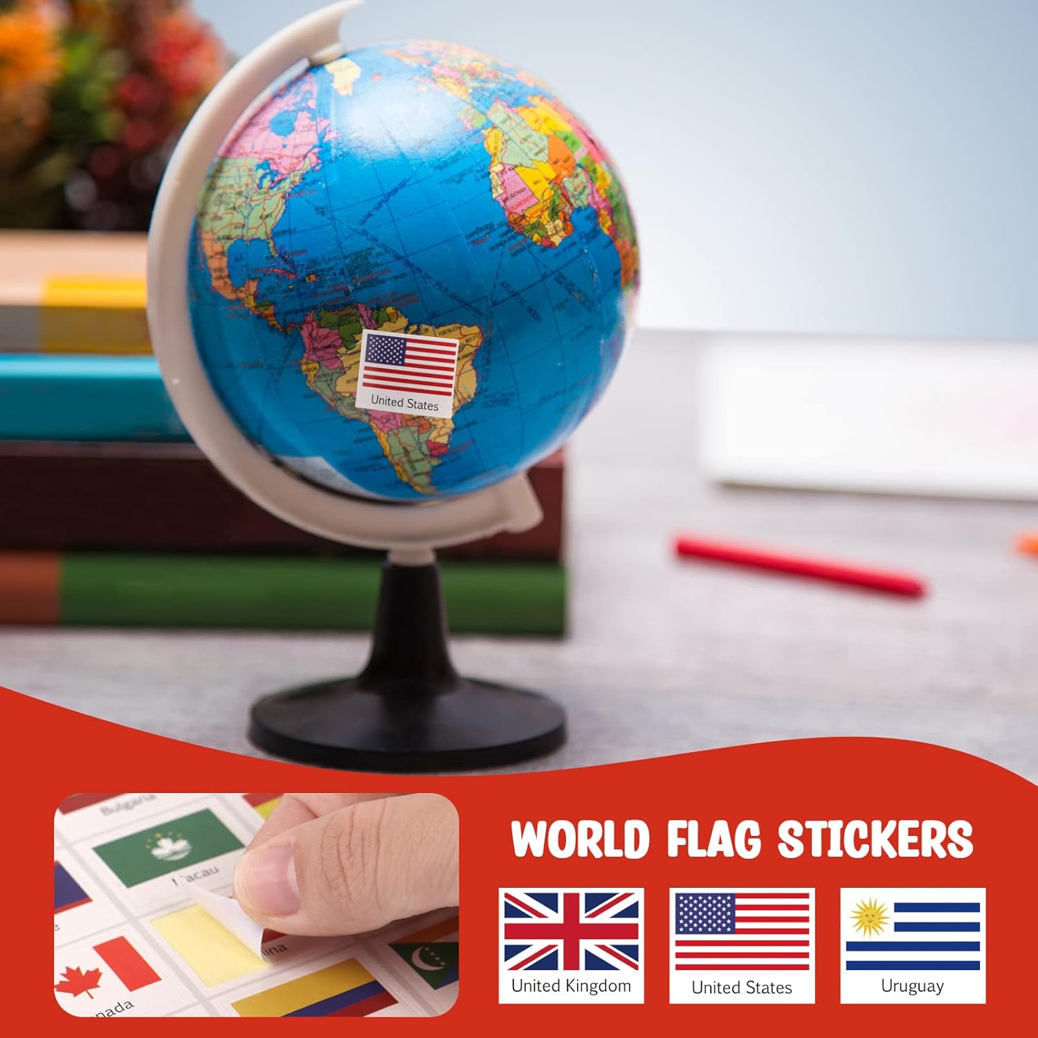 960 calcomanías de bandera del mundo, calcomanías de bandera de país, calcomanías de pasaporte, mini calcomanías de bandera nacional para escuela,